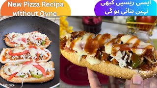 Home Made Pizza Recipe  without oven pizza recipe  Pizza Recipe for Kids [upl. by Virginie]