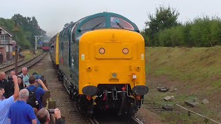 A Deafining Deltic on the Great Central Railway The best of 070924 [upl. by Fong]