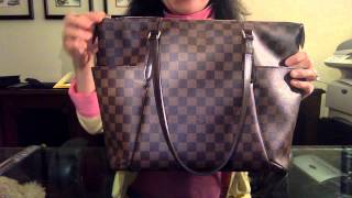 Louis Vuitton Totally MM Damier Ebene Reveal and Review [upl. by Skardol]