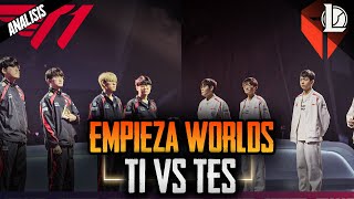 ARRANCA EL MUNDIAL 💥 T1 vs TES Análisis [upl. by Aniroz]