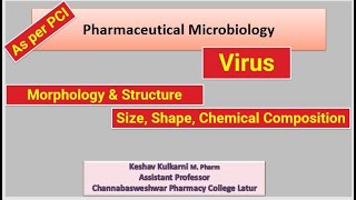 Structure amp Morphology of Virus [upl. by Ansley]