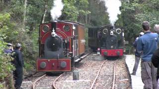 Corris no 7 visits the Talyllyn Railway [upl. by Sirraf174]