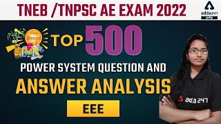 TNPSC  TNEB AE EEE 2022  Power System  Previous Year Question And Answer Analysis [upl. by Rotciv]