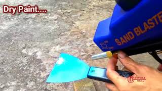 Portable Gravity Feed Sandblasting Gun [upl. by Stent]