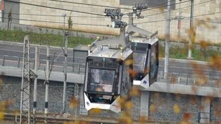 Ústí nad Labem Aussig an der Elbe SeilbahnLanová dráha VětrušeFerdinandshöhe BMF [upl. by Rodgiva]