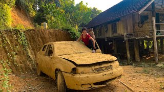 The longabandoned car of an elderly couple living in seclusion in the mountains is restored [upl. by Vinaya]