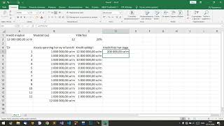 Differensial kredit kalkulyator  MS Excel dasturida bank sohasidagi kreditlarni hisoblash [upl. by Lucretia]