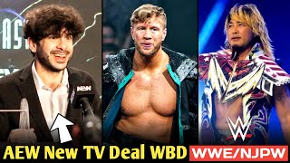 AEW New TV Deal with WBD amp MAX🫣 WWE amp NJPW Partnership  EC3 Debut In Japan  Kurt Angle Calls AEW [upl. by Maynard]