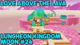 Super Mario Odyssey  Luncheon Kingdom Moon 24  Love Above the Lava [upl. by Holden]