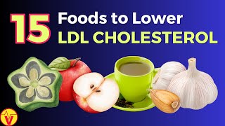 15 Foods to Lower LDL Cholesterol Levels  VisitJoy [upl. by Yenitirb]