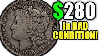 THESE SILVER MORGAN DOLLAR COINS ARE WORTH A LOT OF MONEY 1880 MORGAN DOLLAR VALUE [upl. by Yehus]