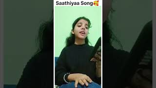 Saathiya Song Covered By Meeanashi shreyaghoshal viralvideo shorts shortvideo [upl. by Yle]