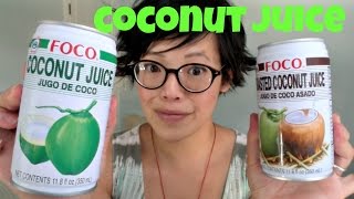 Tasting Coconut Juice amp Roasted Coconut Juice  Thirsty 20 [upl. by Inahc]