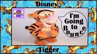 1998 Disney Winnie the Pooh Bouncing Tigger Plush By Mattel [upl. by Avrom]