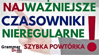 ❗ Angielskie czasowniki nieregularne A2  szybka powtórka ❗ AmE  Grammar Drills [upl. by Ahsiam]