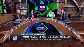 Tyler Adams starts in this USMNT midfield vs Jamaica futbolamericas [upl. by Oranneg]