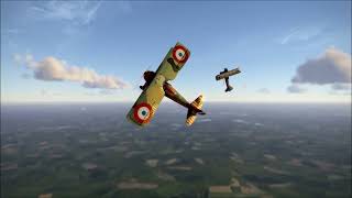 IL2 Flying Circus  ✈ Patroling over the frontline Fokker DVIIF [upl. by Neyu]