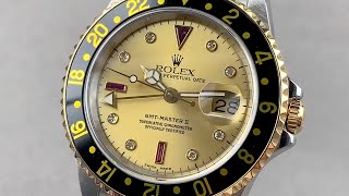 Rolex GMTMaster II quotSerti Dialquot 16713 Rolex Watch Review [upl. by Nalehp7]