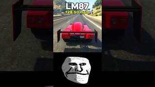 This is the FASTEST CAR in GTA 5 shorts [upl. by Idnahs]