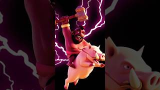 Best Hog Rider Landing clashroyale hogridermeme clashroyaleshorts [upl. by Zitah]