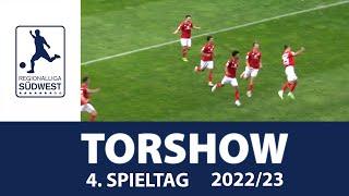 Torshow 4 Spieltag Regionalliga Südwest 202223 [upl. by Turne]