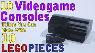 10 Videogame Consoles you can make with 10 Lego pieces [upl. by Fanechka]