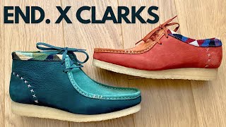 Wallabees Clarks x END Artisan BOTH PAIRS Review  ON FOOT 👏🏾 clarks wallabee onfeet [upl. by Anaul]