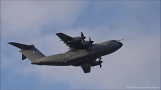 Low pass A400M Atlas French Air Force  Armée de lAir over Paris Orly Airport [upl. by Darrey]