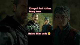 Ertugrul and Halima funny seen😊shorts feeds funnymoments [upl. by Neesay]