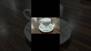 Cup saucer ☕shortvideo crockery cupsaucer shortsviral foryoupage youtubeshorts [upl. by Ulphiah110]