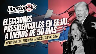 Elecciones presidenciales en EEUU a menos de 50 días [upl. by Eilssel]