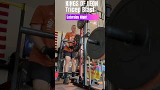 Kings Of Leon Tricep Blast bodytransformation bodybuilding rock [upl. by Slohcin]