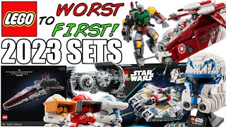 LEGO Worst to First  ALL LEGO Star Wars 2023 Sets [upl. by Crescantia381]