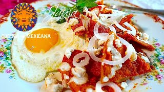 Chilaquiles Rojos con Epazote Â¡Mejores Que Nunca [upl. by Clement]