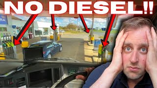 Fuel Shortage AGAIN  POV  Trucking Vlog 52  truckertim [upl. by Zaragoza]