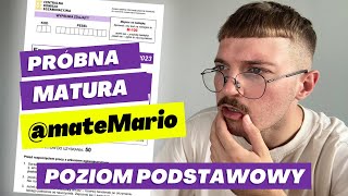 Próbna matura  poziom podstawowy  mateMario [upl. by Jonas]