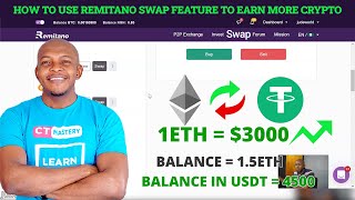 How to Use Remitano Swap to Earn More Crypto  Jude Umeano [upl. by Nylicaj241]