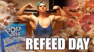 FULL Refeed Day To Speed Up Fat Loss Push Workout VLOG14 [upl. by Ailenroc]