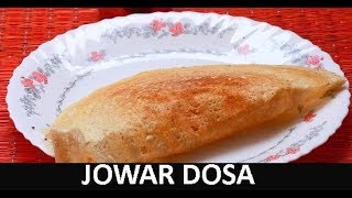 Jowar Dosa Recipe  How To Make Jowar Dosa Recipe  Jowar Dosa Recipe In Tamil [upl. by Haldes]