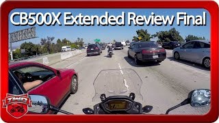 2018 Honda CB500X Extended Review Part 5 [upl. by Ailito]