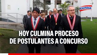 🔴🔵JNJ Hoy culmina proceso de evaluación curricular de postulantes a concurso [upl. by Auehsoj]