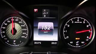 2018 Mercedes C63 AMG TModel 476 HP Acceleration [upl. by Benoite]