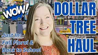 Fantastic Dollar Tree Haul  Fall Floral amp Back to School 2025 Calendars amp New Prices [upl. by Terrab]