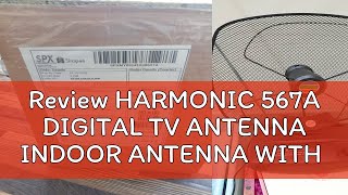 Review HARMONIC 567A DIGITAL TV ANTENNA INDOOR ANTENNA WITH BOOSTER WATCH MYTV MYFREEVIEW ANTENNA R [upl. by Otipaga]