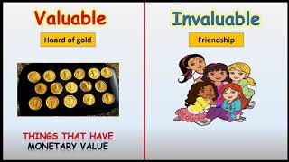 Invaluable and valuable difference [upl. by Einaj]