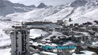 Tignes vu du ciel  from above [upl. by Nylrahs]