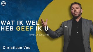 De Meerkerk 28 januari 2024  Christiaan Vos  Wat ik wel heb geef ik u [upl. by Michele]