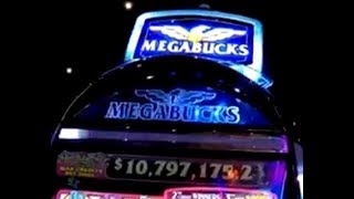 Megabucks Slot Machine play in Vegas [upl. by Erbma]