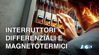 Interruttori DIFFERENZIALI e MAGNETOTERMICI quali sono le differenze RCD RCCB RCBO MCB MCCB ELCB [upl. by Brill]