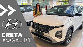 2023 Hyundai Creta Facelift Gets a NEW FACE – First Impression amp Review [upl. by Neroled]